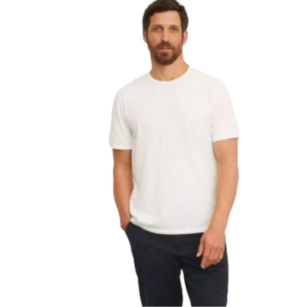 NWT! Vince Men's M39679363 White Off Crew Tee XX-LARGE